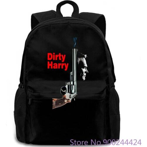DIRTY HARRY Movie Poster Black all sizes S-3XL 3D Men Hot Cheap Male 2018 New Arrival Men backpack