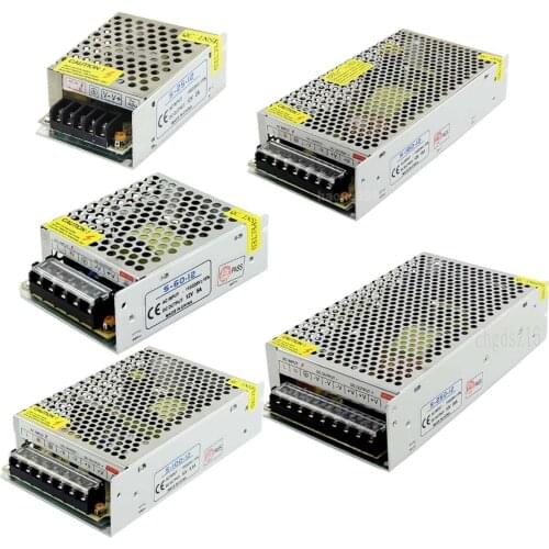 Switching Power Supply 12V 2A 5A 10A 15A 20A 30A 24W 60W 120W 180W 240W 360W Lighting Transformers for 5050 3528 LED Strip Light