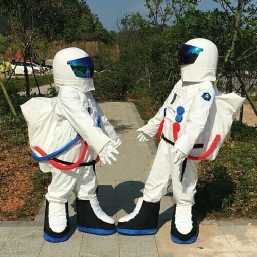 Spaceman Mascot Costume Suit Cosplay Party Game Dress Halloween Cosplay Furry Suits Party Game Fursuit Cartoon Dress Outfits