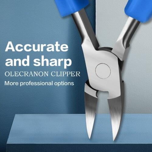 Nail Clippers Ingrown Toenail Cutters Pedicure Tools Anti-Splash Olecran Podiatry Paronychia Correction Dead Skin Manicure Tool