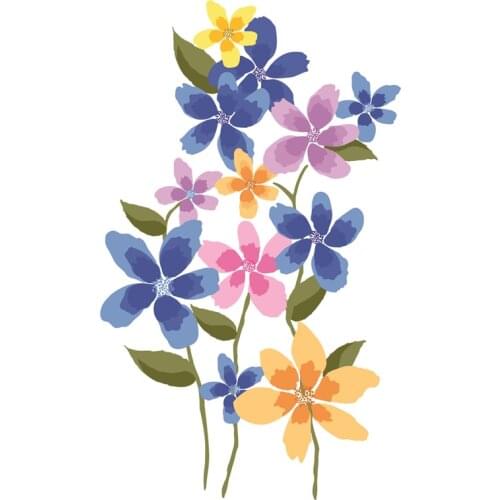 Bouquet Flower Metal Cutting Dies Matching Clear Silicone Stamp Crafts Card Album Making Scrapbooking DIY Stencil 2020