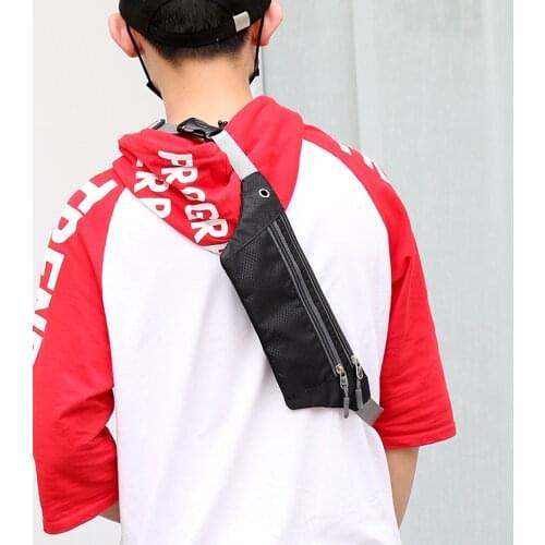 Fashion Portable Women Single Shoulder Bag Anti-theft Waterproof Chest Bag Multi-function Outdoor Running Phone Men Pocket