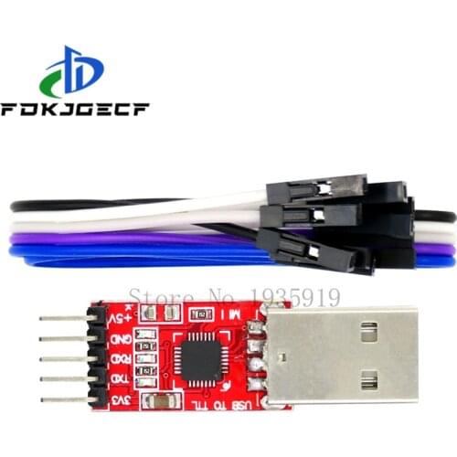 1pcs CP2102 module USB to TTL serial UART STC download cable PL2303 Super Brush line upgrade(RED)