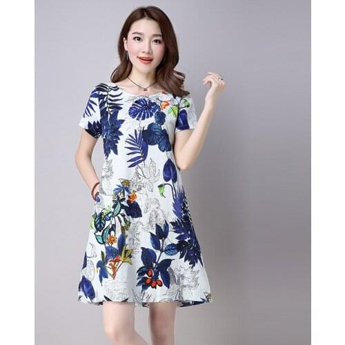 Летние платья из льна MOONBIFFY China At AliExpress