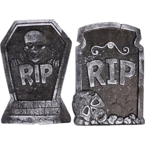 1pc Tombstones Halloween Props Haunted House Outdoor Indoor Spooky Decoration