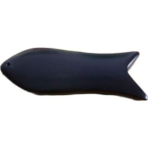 Natural stone fish face black classic facial beauty slimming massage tool