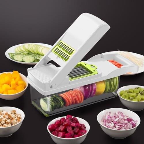 Vegetable Fruit Slicer Potato Peeler Cooking Appliance Accessories Manual Slicer Fruit Cutter Garlic Dicer Manual Food Processor