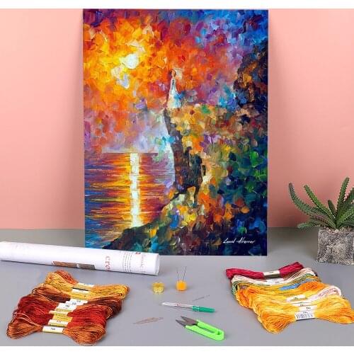 Hopes Love Pre-Printed 11CT Cross-Stitch Full Kit DIY Embroidery DMC Threads Craft Sewing Painting Hobby Wholesale Gift Adults