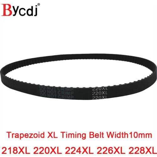 XL Timing Belt 218XL/220XL/224XL/226XL/228XL Rubber Timing Pulley Belt 10mmWidth Closed LoopToothed Transmisson Belt pitch5.08mm