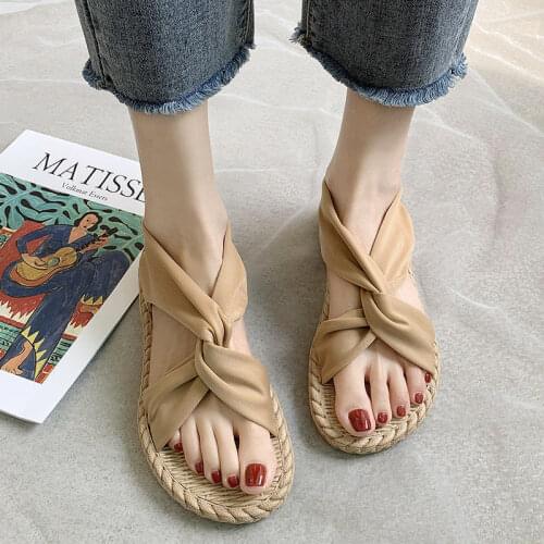 Retro Sandals Womens New Ins Womens All-match Summer Fairy Style Fashion Net Celebrity Trend Explosion Models Womens Shoes