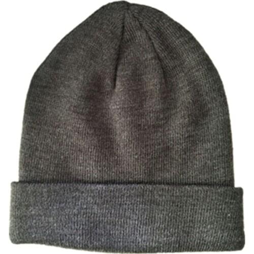 Cartoon Plush Cotton wool knitting Solid color Black color plush Winter Warm hat man Lady Soft Windproof Wear Cap Beanies hats