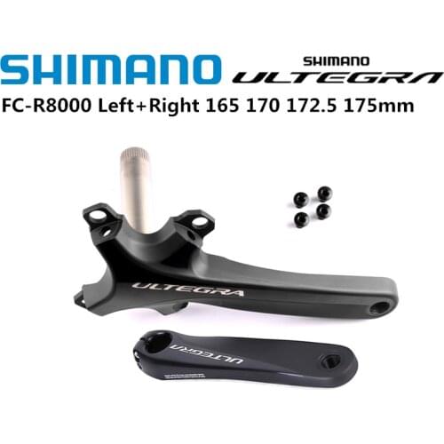 SHIMANO ULTEGRA R8000 Road Bike Bicycle 165mm 170mm 172.5mm 175mm Crankarms Left Right Side Cranksets Original Shimano