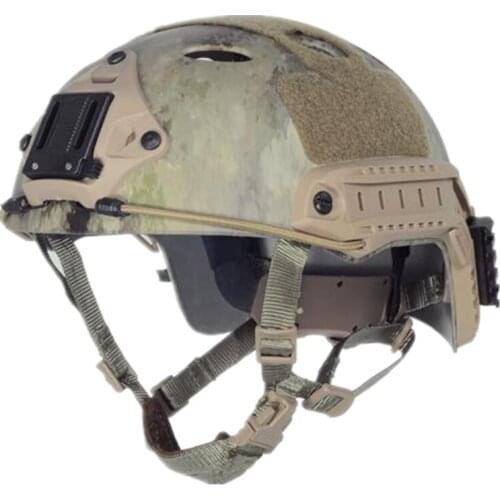 TACTICAL FAST Helmet PJ TYPE sports protective helmet A-Tacs multicam 8 colors cycling Helmet ABS material M L
