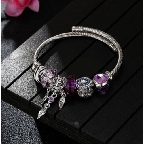 Transport Wire Adjustable Dream Catcher Pendant Bracelet Female Student Crystal Bracelet Female Bracelet Bracelet