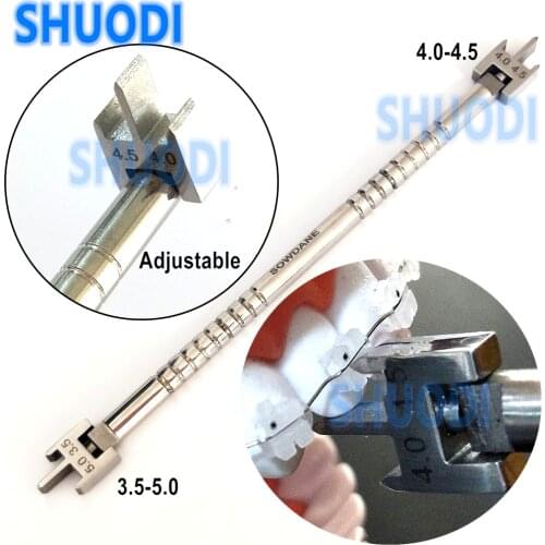 High Quality Dental Fully Adjustable Orthodontic Bracket Positioning Height Wick Gauge Dental Ortho Instrument Tool