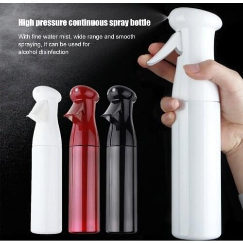 300ml Continuous Sprayer Hair Water Ultra Fine Mister Spray Bottle For Barber Hairstyling Cleaning Plants Misting Skin Care