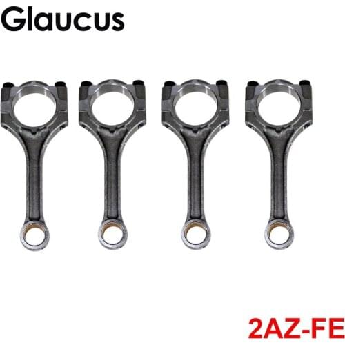 4pcs 2AZFE 2AZ connecting rod for Toyota Scion tC Scion xB Camry Corolla Matrix Highlander RAV4 Solara 2.4L 13201-09781