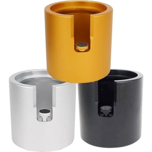 51/58mm Sturdy Aluminum Alloy Coffee Filter Handle Holder Black Espresso Coffee Tamper Mat Stand Coffee Accessories Barista Tool