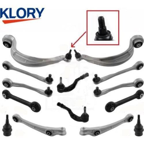 8K0 407 One Set 14Pcs Control Arm Ball Joint Tie Rod End Kit FOR Audi A4 / S4 / B8 / A5 / Q5 / RS4 / RS5 8K0407506A