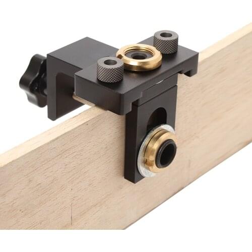 Woodworking 3 in 1 Adjustable Doweling Jig Pocket Hole Jig With 8/15mm Drill Bit For Furniture Connecting Hole Puncher DIY Tools