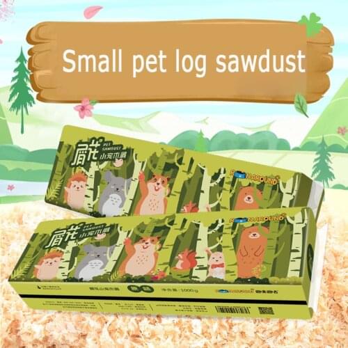 Deodorant Hamster Sawdust Soft Absorbent Log Sawdust Hamster Strawberry Flavor Natural Birch Litter Pet Cleaning Supplies 1000g