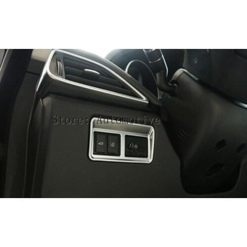 For Jaguar F-Pace X761 Inner Car Tailgate Switch Frame Cover Trim 2016-2017 1pcs