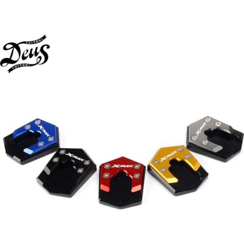 For YAMAHA XMAX 300 X MAX X-MAX300 2017-2018 2019 High Quality Motorcycle CNC Side Stand Enlarge Plate Kickstand Extension Pad