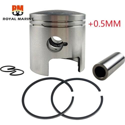 12100-96353-050 PISTON SET (+0.5) for Suzuki outborad motor 20HP 25HP 30HP DT20 DT25 DT30 12100-96353 71.5MM 12140-96351-050