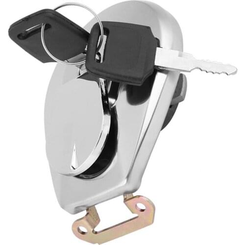 Motorcycle Gas Fuel Tank Cap With 2 Keys Cover Locking Replace Durable Hot