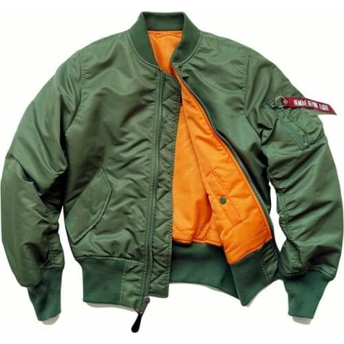 Unisex Winter Coat Men Military tactical Male Army MA-1 Flight Bomber Jacket Baseball Varsity College Pilot Air Force Women