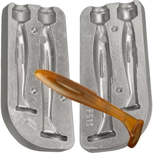 SOFT LURES MOULD mold SOFT LURES SHAD mm.75 and mm. 95 P513