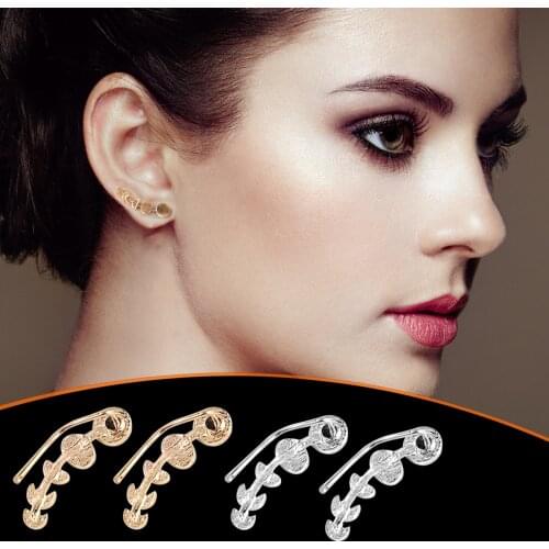 Simple earrings alloy moon earrings earrings earrings for European and American moon phase rock climbers alloy earrings серьги