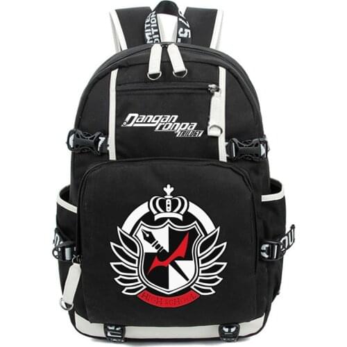 Danganronpa Monokuma Backpack For Teenagers Waterproof School Bags Women Men Casual Travel Laptop Mochilas