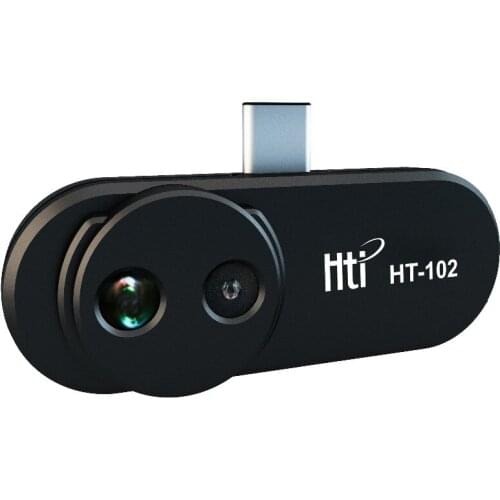 HT-102 Mobile Phone Thermal Camera USB Thermometer External Infrared Mini Cheap Thermal Imager for Android with Adapter