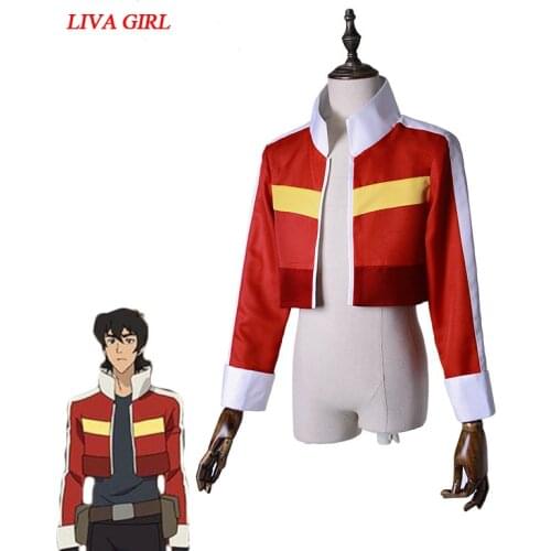 Voltron:Legendary Defender of the Universe Keith Akira Kogane Cosplay Costume Jacket Coat Halloween Carnival Cosplay Costumes