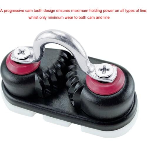 Kayak Cam Cleat Ball Bearing Fast Entry Cam Cleat Clamp For 10-15mm Rope