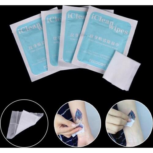 1pc High Quality Safety Tattoo Cleaning Tools Wipes Disposable Tattoo Wipe Paper Towel Waterproof Wipe Paper Cleaning Accessory