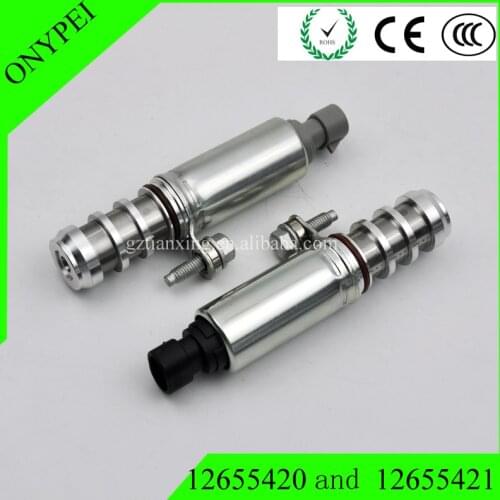 12655420 12655421 VVT Intake & Exhaust Camshaft Position Actuator Solenoids For Chevrolet Buick GMC Pontiac