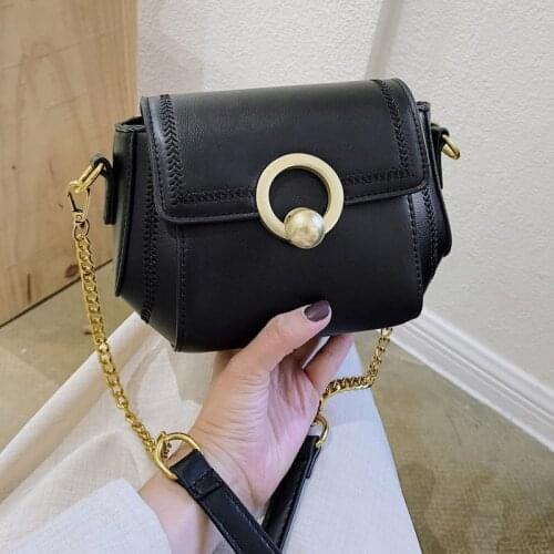 2021 Fashion Women Bags Chain Small Shoulder Bag Solid Color Female Flap Messenger Bag Women Handbag And Purse Clutches Pouch