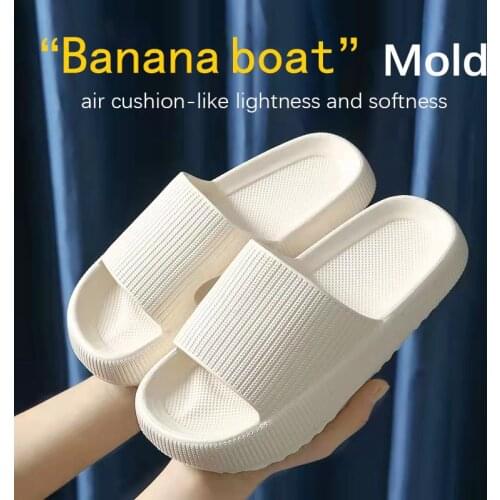 2021 New Fashion Sandals Women Thick Platform Slippers Soft EVA Anti-slip Lovers Home Floor Slides Ladies Summer Beach Shoes Men