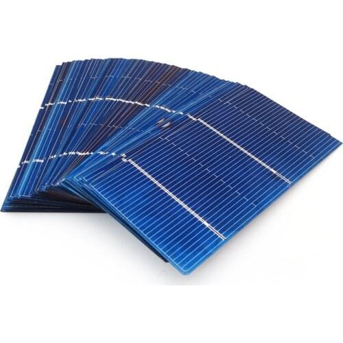 50Pcs Solar Panel DIY Solar Cells Polycrystalline Photovoltaic Module DIY Solar Battery Charger Painel Solar 0.54W 78*39mm