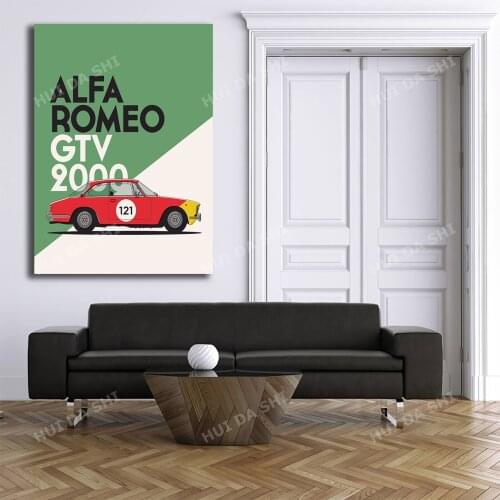 Alfa Romeo GTV 2000 Art print/poster