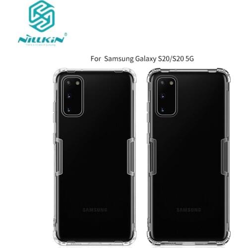 Tpu case For Samsung Galaxy S20 Nillkin nature Transparent Clear Soft silicon TPU Protector case cover for Galaxy S20 5G