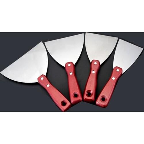 Wood Hand Construction Tools Stainless steel Putty Knife Scraper Blade Shovel 2" 3" 4" 5''6'' Wall Plastering Knife Tools