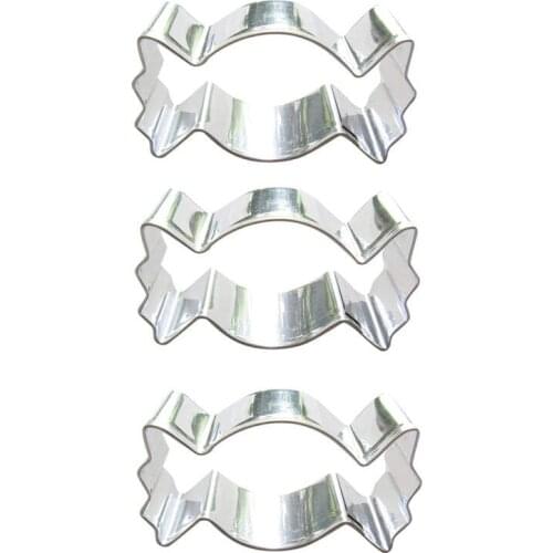 Toffee shape 3 piece biscuit cutting molds, baking tools, cake decorating soft candy tools