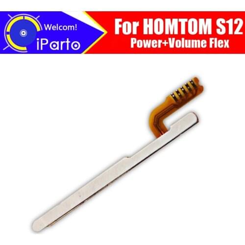 HOMTOM S12 FPC Flex Cable 100% Original Power+Volume Button FPC Wire Flex Cable repair accessories for HOMTOM S12