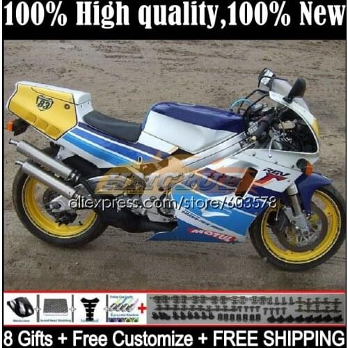 Body For SUZUKI RGV250 RGVT-250 VJ 23 98 RGVT250 19CL.99 RGVT RGV 250 SAPC VJ23 97 98 RGV-250 1997 1998 OEM Fairing yellow blue
