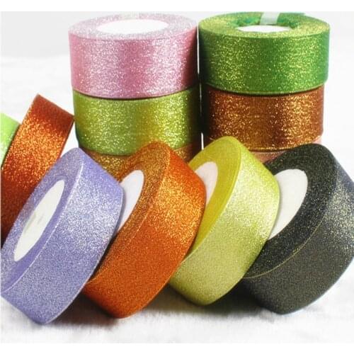 Hot sale 4cm 25Yards Color Onions Ribbon Sewing art handmade DIY materials supplies wedding cake decoration holiday gift ribbon