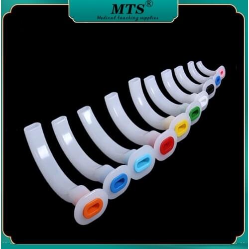 Medical Oral Air Way Color Coded Guedel Airway Tube for CPR First Aid Patients respiratory tract airway tube 9pcs/lot