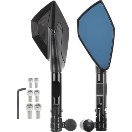 Motorcycle Mirror Moto Side Rearview 8mm 10mm Mirrors For Yamaha R1 R3 R125 FZ6 FZ1 FAZER XV 950 MT07 MT09 MT 03 1200